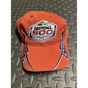 Daytona 500 NASCAR 2009 Chase Authentics Adjustable Hat Cap Red NWOT Embroidered